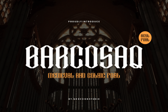 Barcosaq: A Modern Display Font for Bold, Clean Design