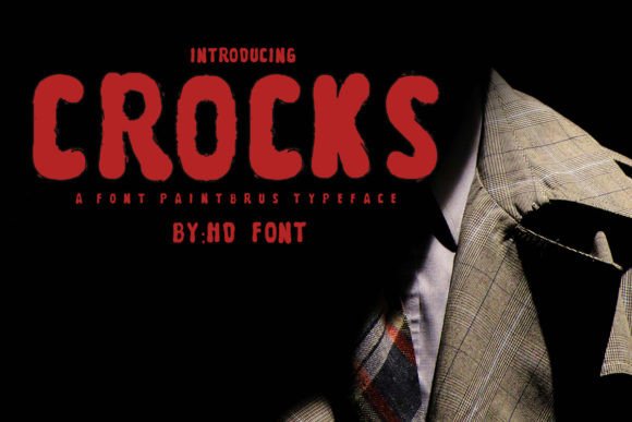 Crocks: Bold Display Typography for Modern Creators