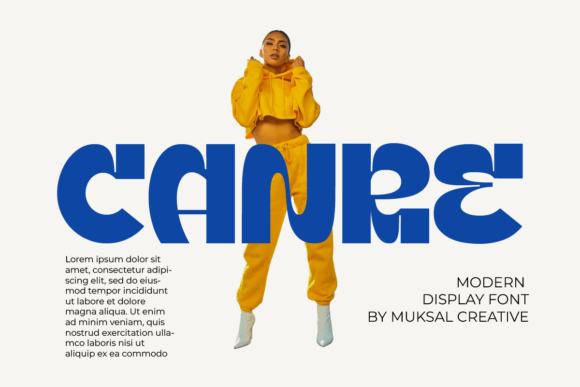 Discover Canre: A Unique Display Font for Bold Designs