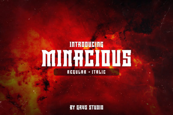 Discover Minacious: A Bold Typeface for Impactful Design