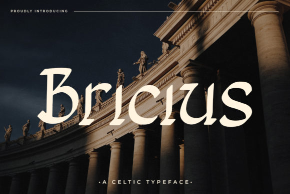 Discover the Whimsical Charm of the Bricius Typeface