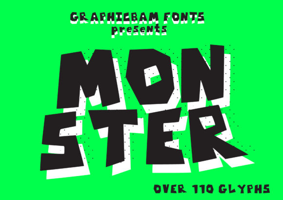 Monster: A Bold Display Font for Impactful Design