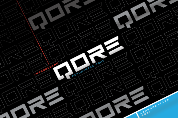 Qore: A Bold Display Font for Modern Design