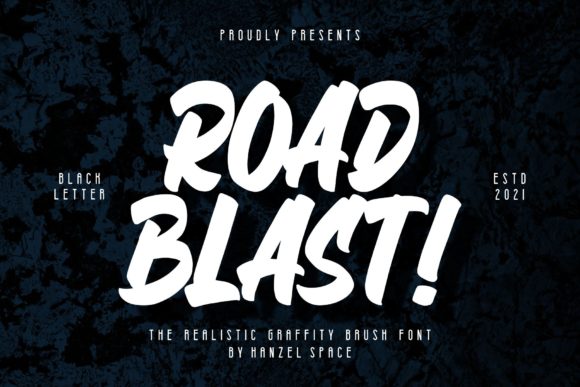 Road Blast!: A Vintage Display Font with Modern Impact
