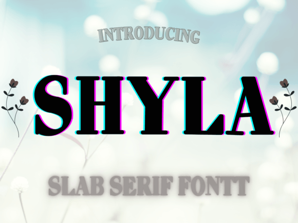 Shyla: A Fun & Quirky Display Font for Creative Projects
