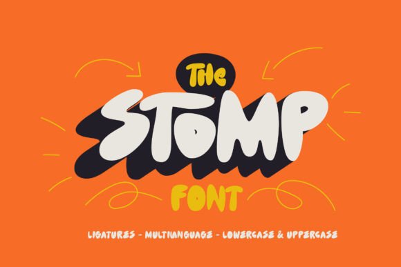 Stomp: The Energetic Display Font for Bold Designs
