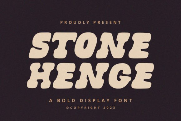 Stonehenge: A Display Font with Natural, Vintage Appeal