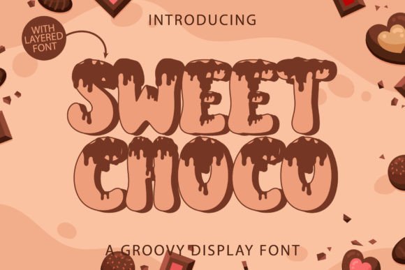 Sweet Choco: A Playful Display Font for Creative Projects