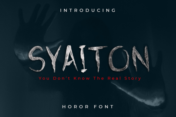 Syaiton: Unleash a Hauntingly Beautiful Typeface for Your Projects