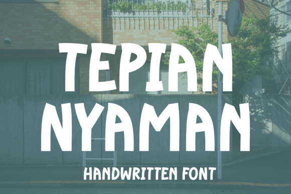 Tepian Nyaman: Bold, Playful Display Font for Vibrant Designs