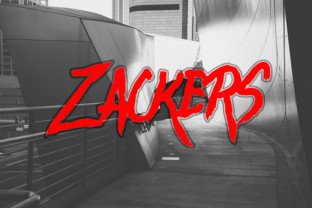 Zackers: A Bold Display Typeface for Impactful Design